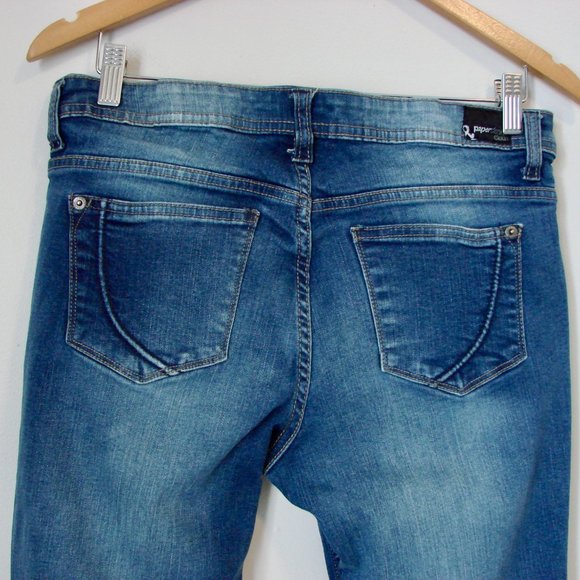 Straight Leg Jeans Stretch Paper Denim & Cloth Size 10 - Picture 12 of 16